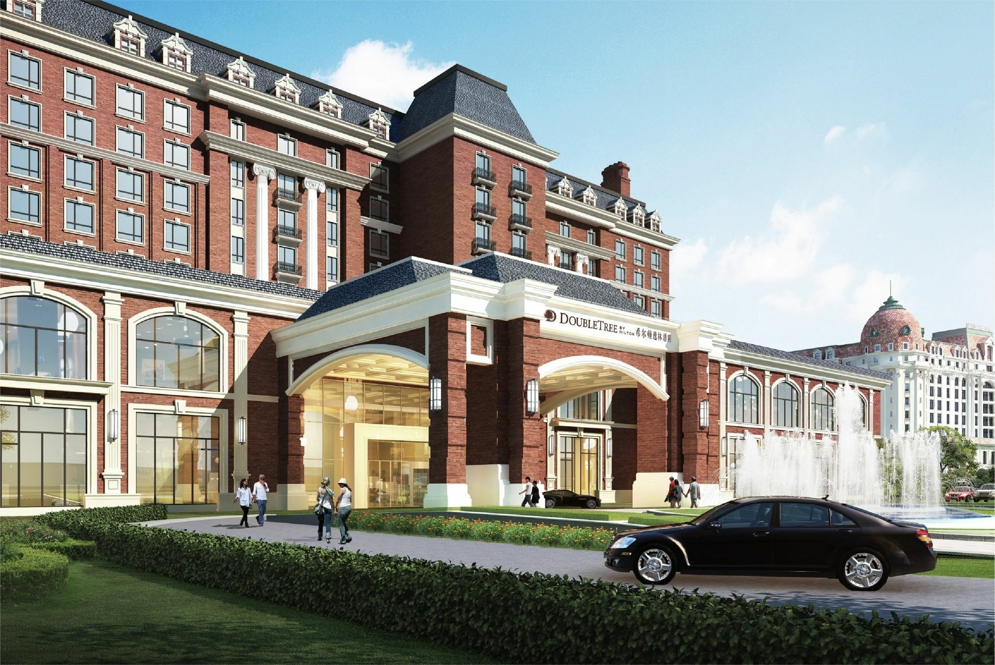 Hotel Doubletree By Hilton Qingdao Oriental Movie Metropolis Esterno foto